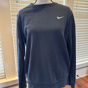 Nike Women's Dark Blue Crew Neck Sweater